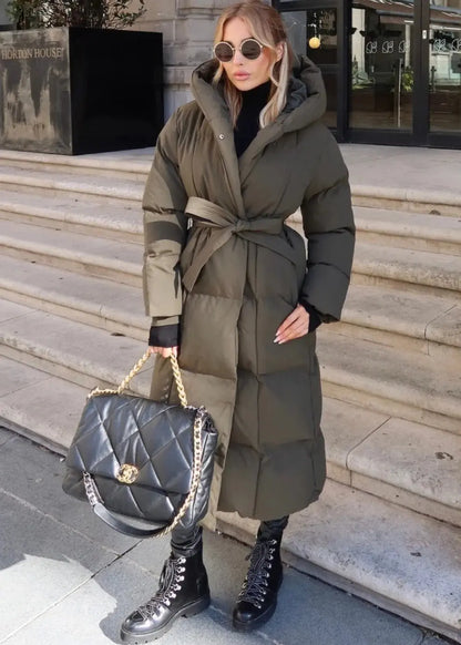 Puffer Jacket With Hoodie