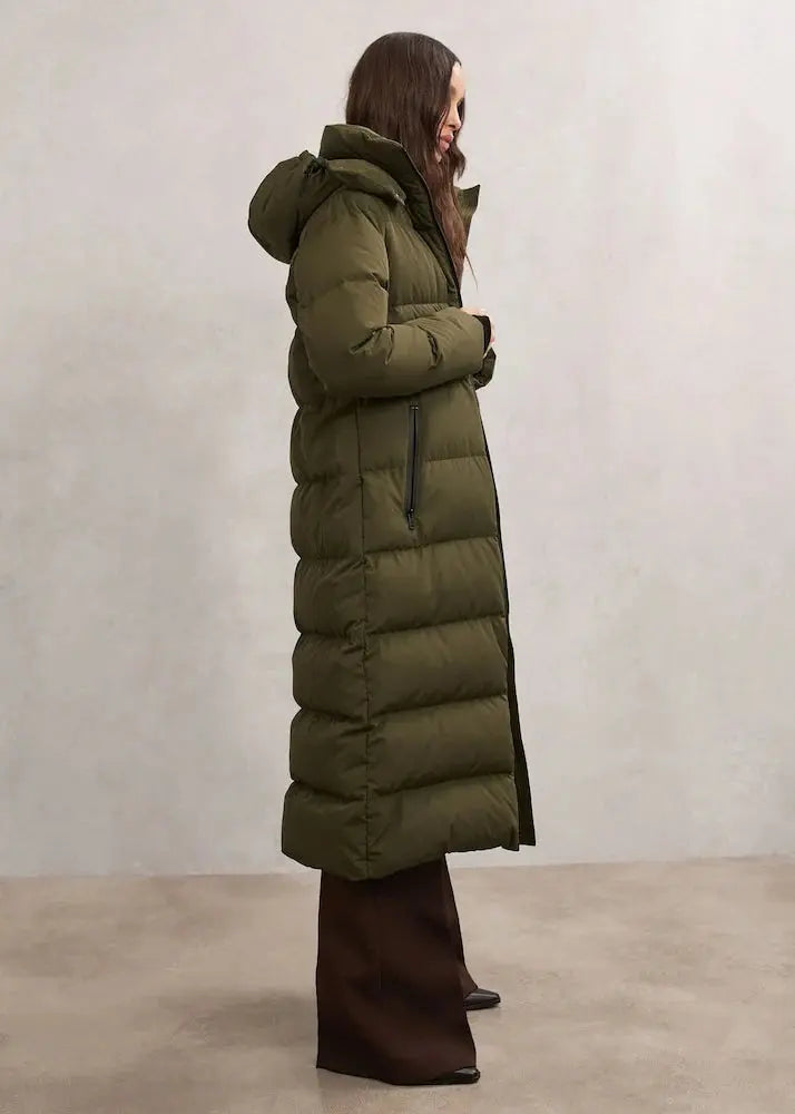 Puffer Jacket With Hoodie