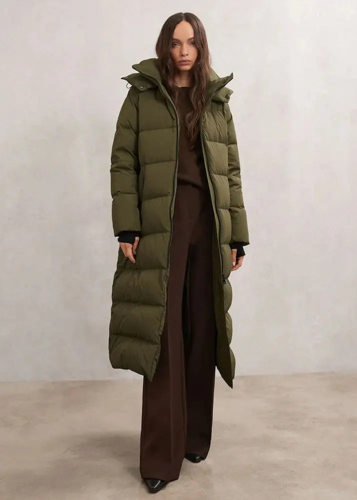 Puffer Jacket With Hoodie