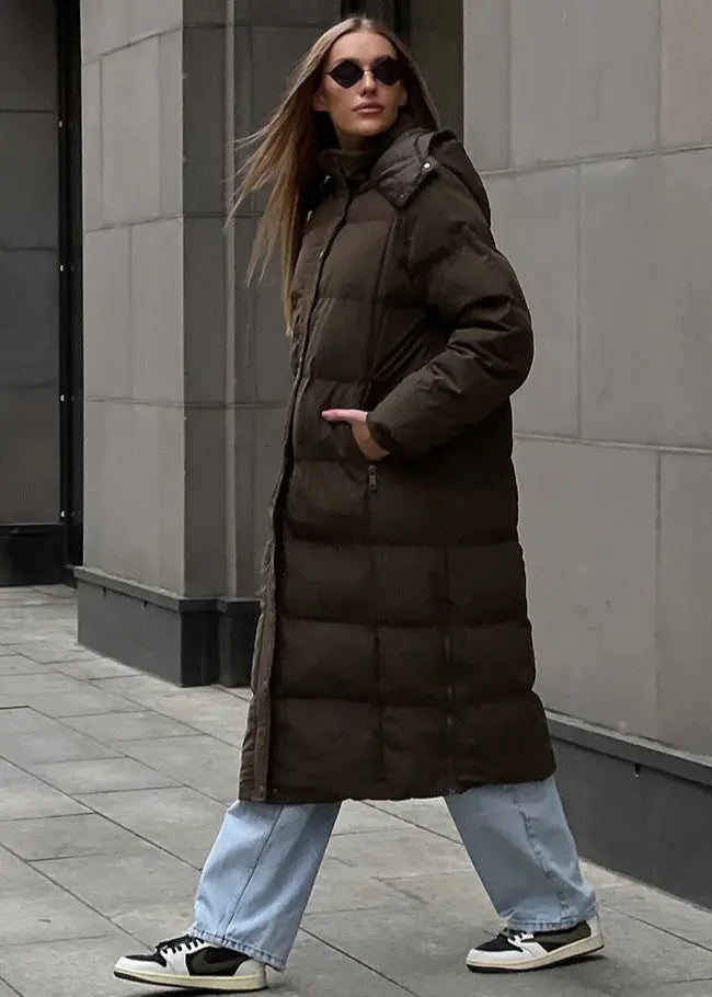 Puffer Jacket With Hoodie
