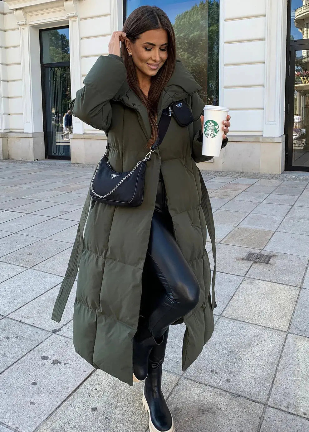 Puffer Jacket With Hoodie